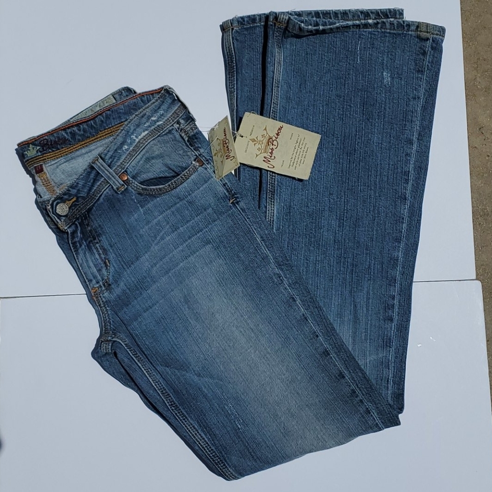 Miss Bisou Royalty Stretch Flare leg Jeans in size 28